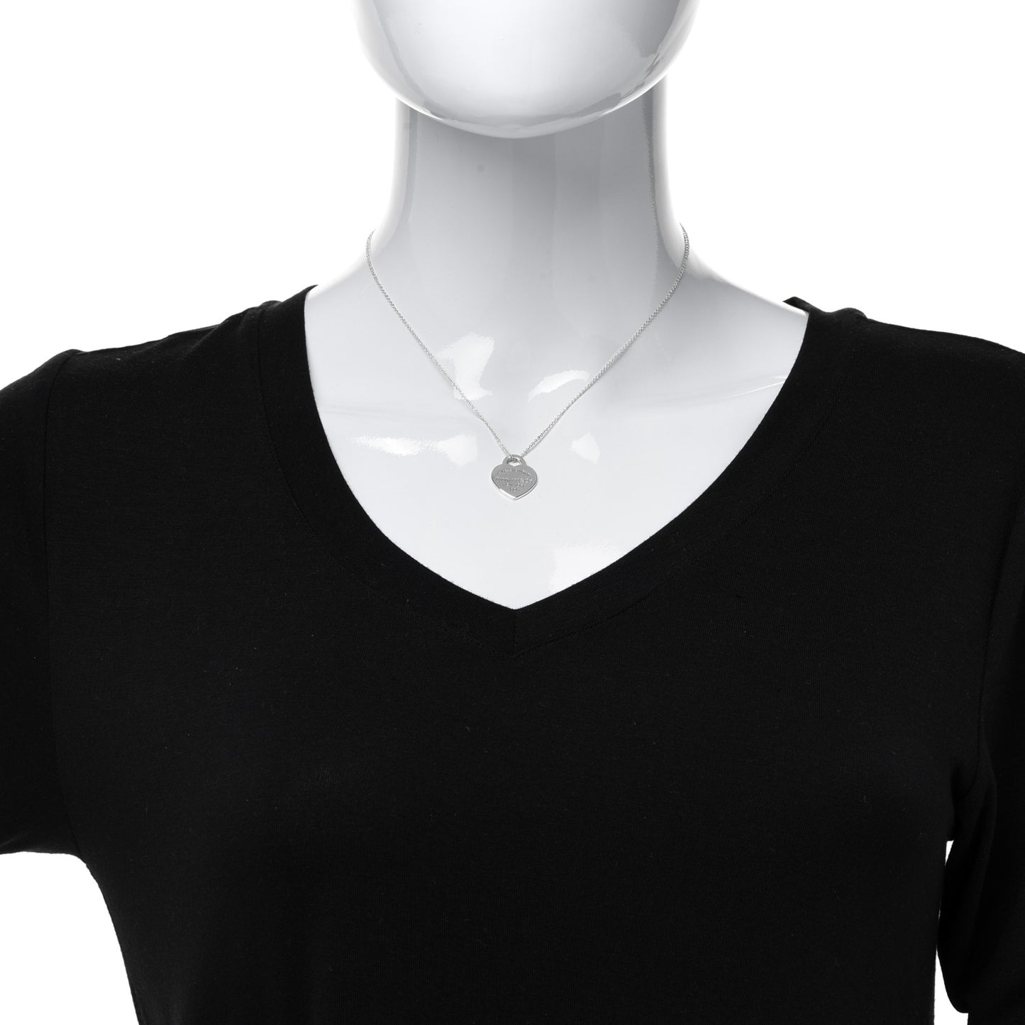 Sterling Silver Small Return to Tiffany Heart Pendant Necklace