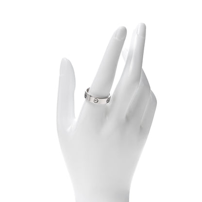 Cartier 18K White Gold 5.5mm LOVE Ring 62 10 2 of 5