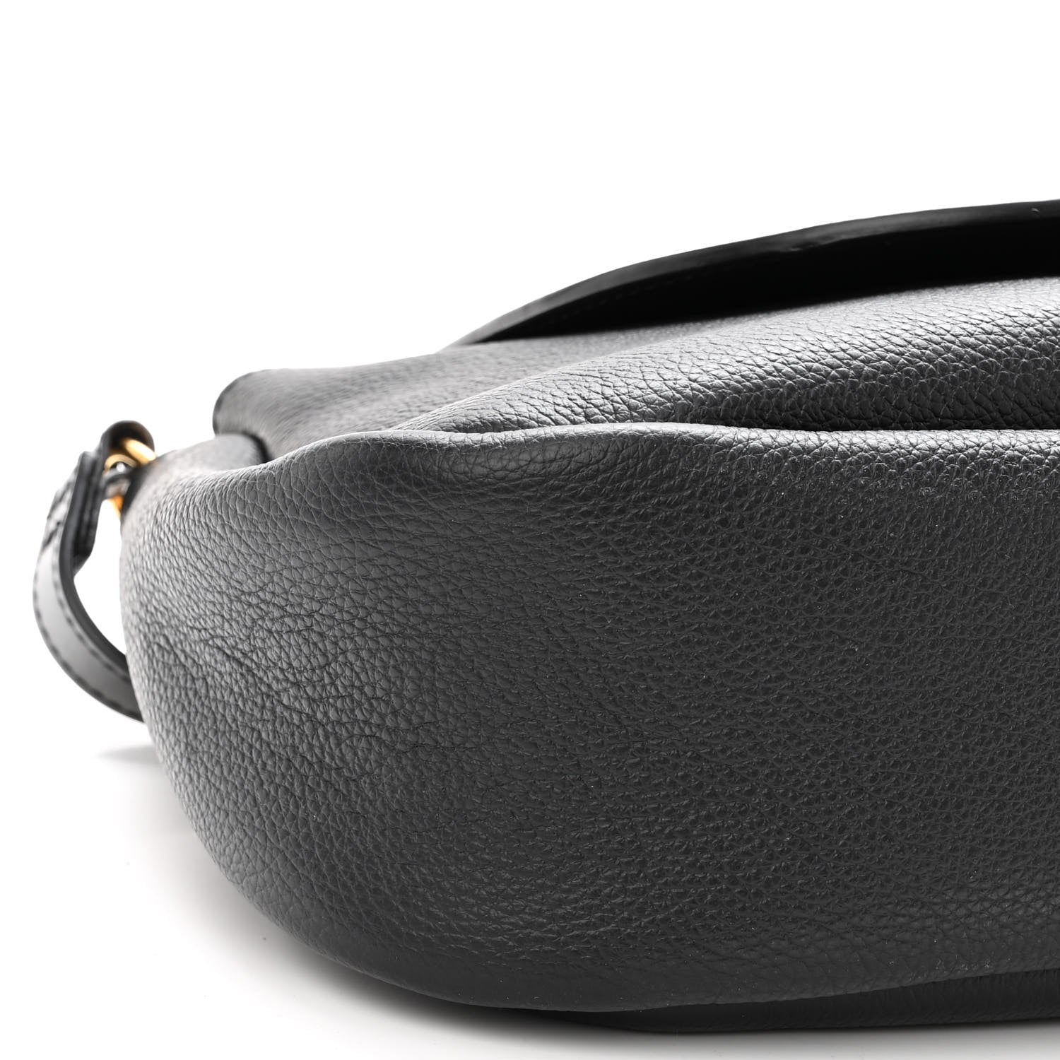 Chloe Shiny Grained Calfskin Marcie Clutch Black 8 of 9