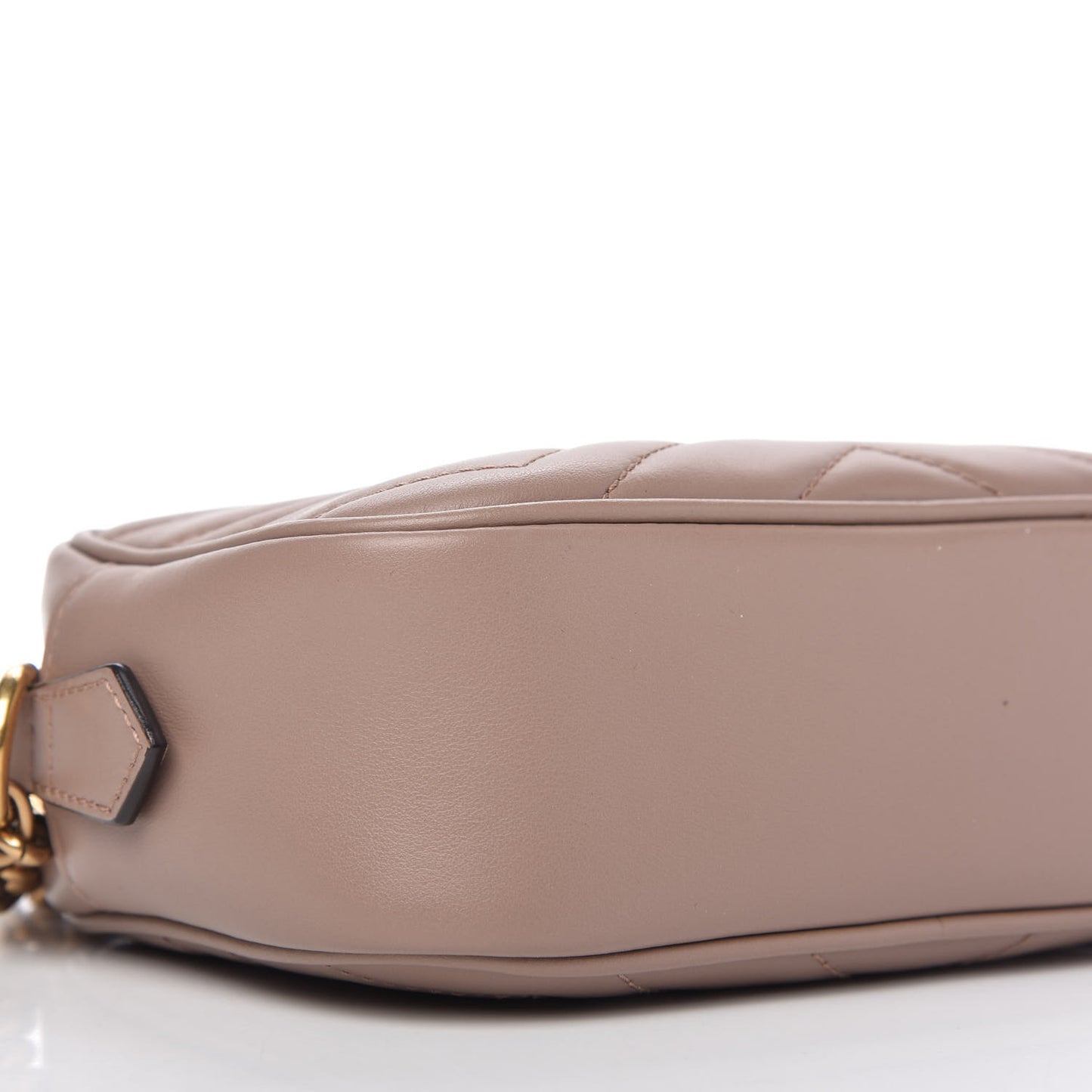 Calfskin Matelasse Mini GG Marmont Chain Shoulder Bag Porcelain Rose
