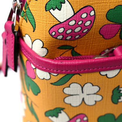 Gucci Canvas Childrens Flower Mushroom Print Backpack 11 of 12