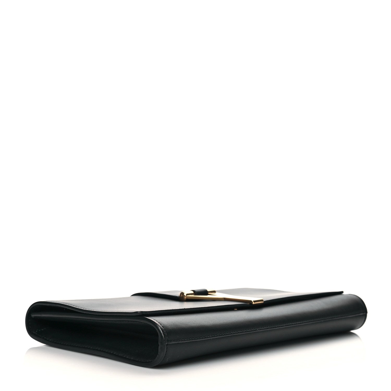 Saint Laurent Calfskin Classic Y Ligne Clutch Black 4 of 10