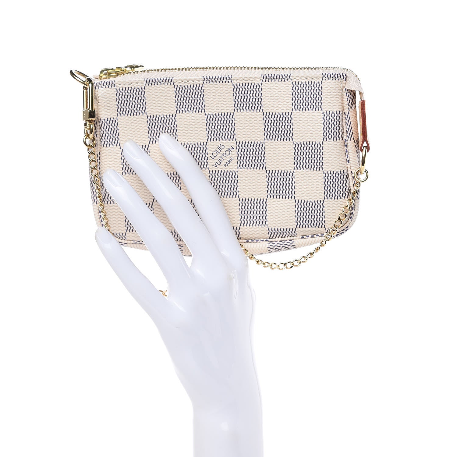 Louis Vuitton Damier Azur Mini Pochette Accessories 2 of 10