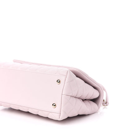 Chanel Caviar Quilted Small Coco Handle Flap Lilas Lilac 9 of 11