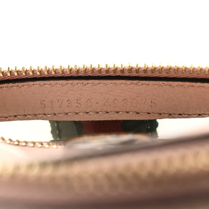 Gucci Vinyl Web Mini Ophidia Transparent Shoulder Bag Perfect Pink 7 of 11