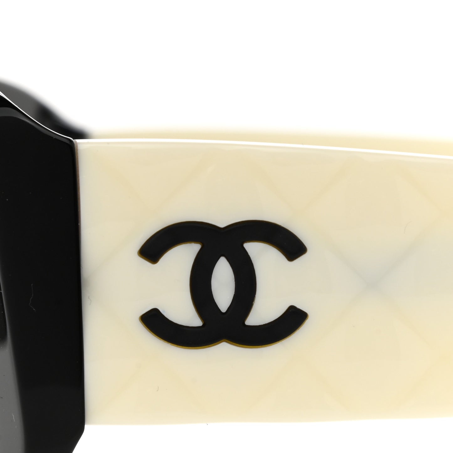 Acetate Shield Sunglasses 71466 White Black