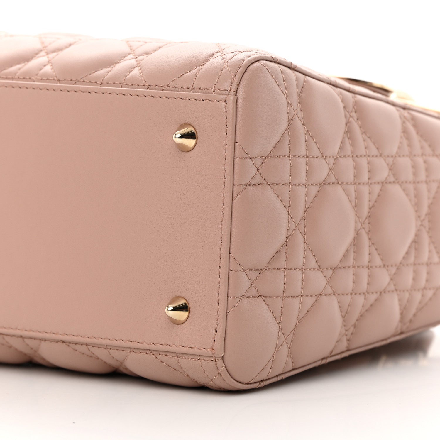 Christian Dior Lambskin Cannage Medium Lady Dior Fard 10 of 11