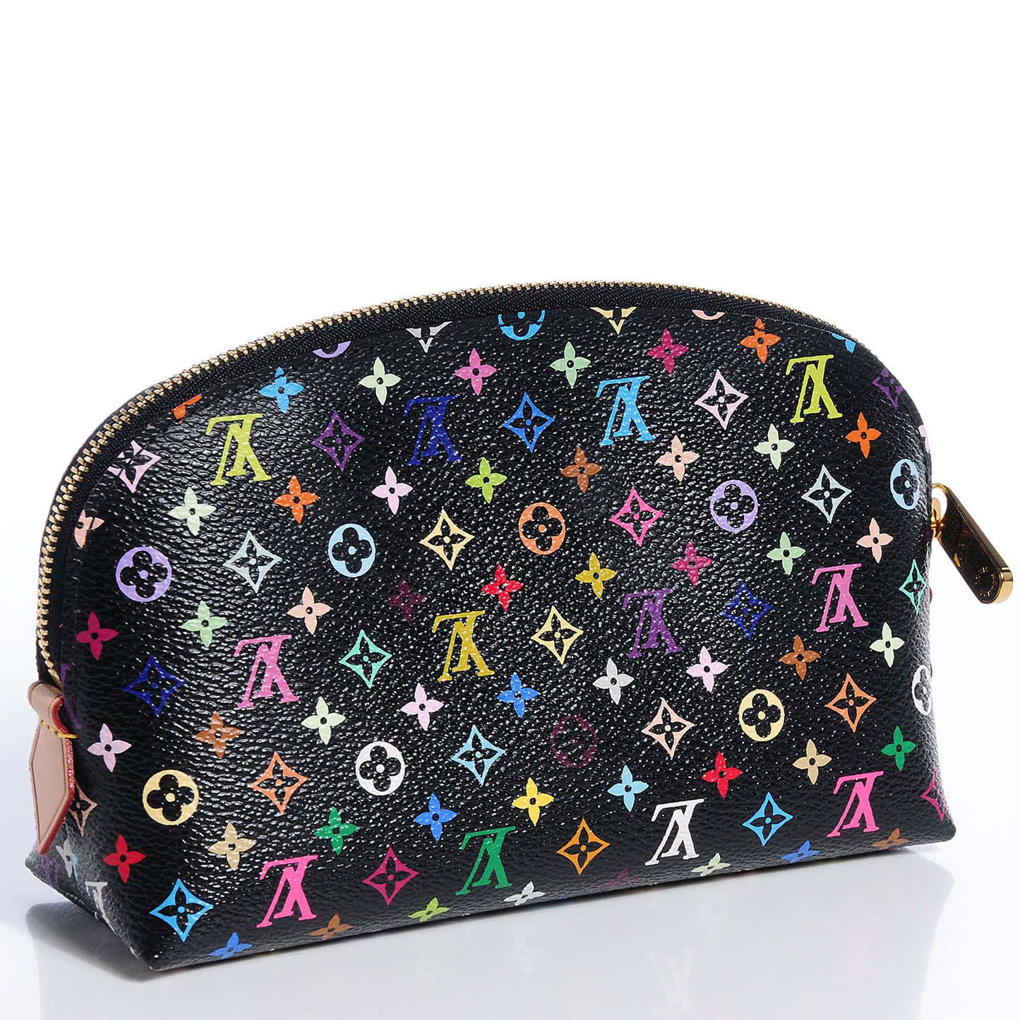Monogram Multicolor Cosmetic Pouch Black Grenade