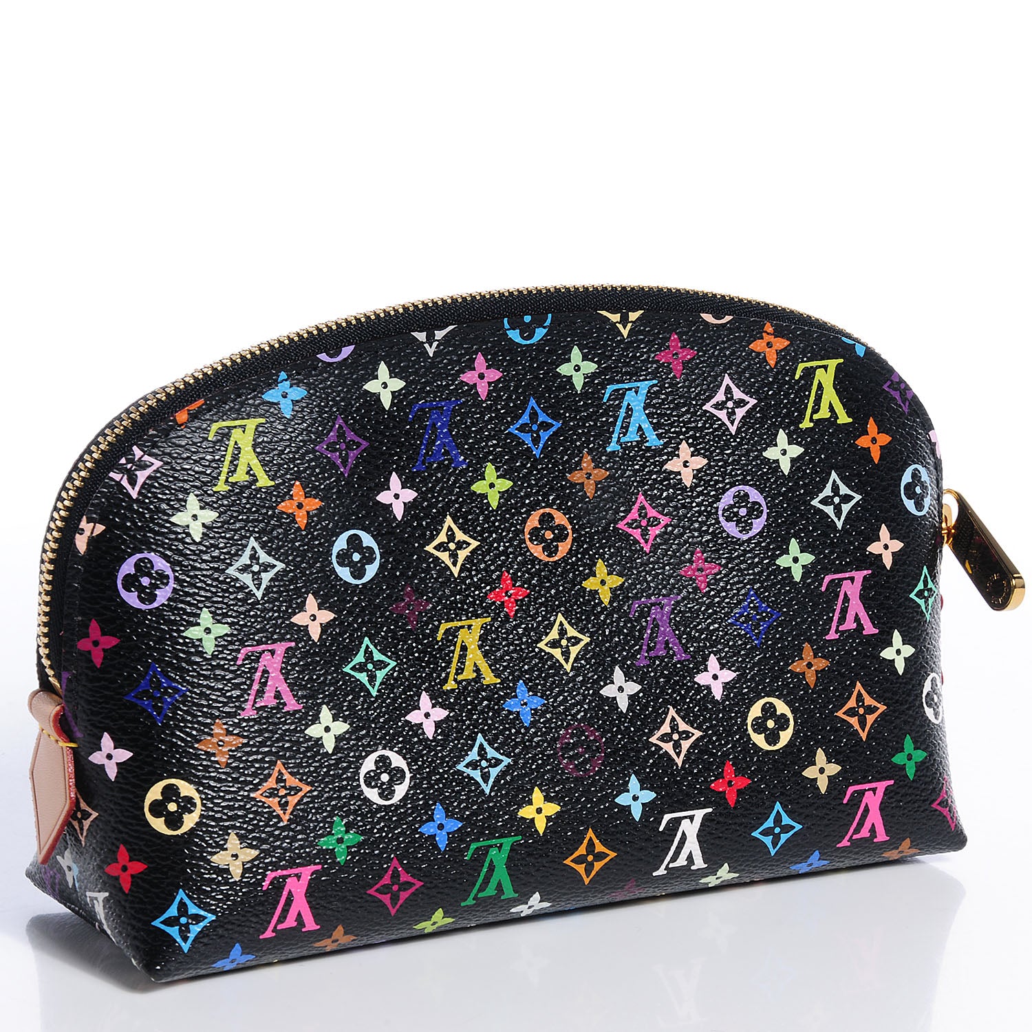 Louis Vuitton Monogram Multicolor Cosmetic Pouch Black Grenade 3 of 7