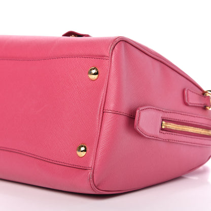 Prada Saffiano Bauletto Peonia 7 of 10