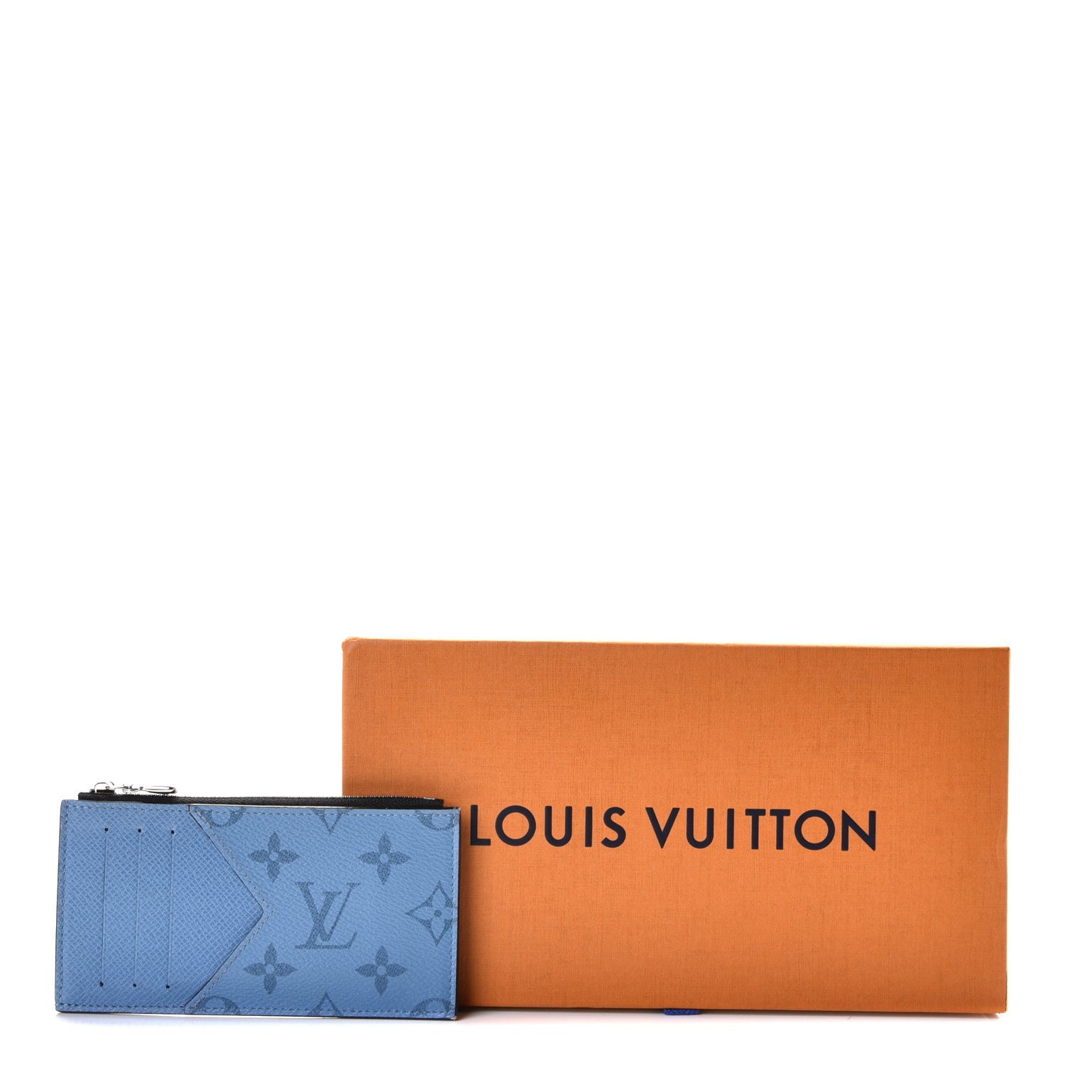 Louis Vuitton Taigarama Coin Card Holder Denim 6 of 8