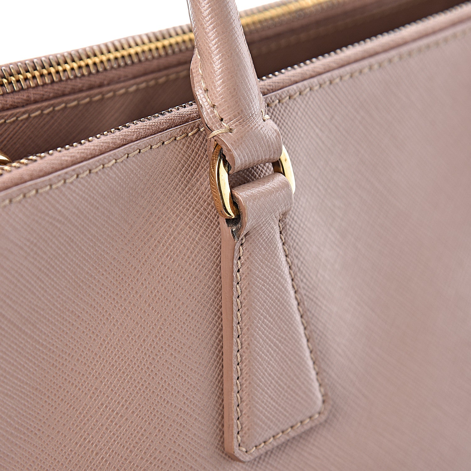 Prada Saffiano Small Galleria Double Zip Tote Cammeo 13 of 17