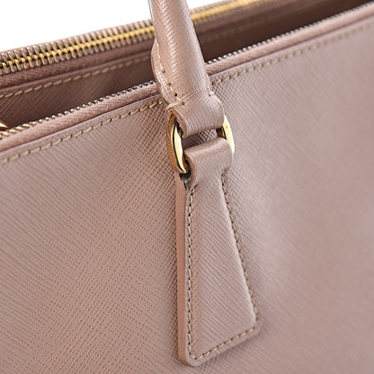 Prada Saffiano Small Galleria Double Zip Tote Cammeo 13 of 17