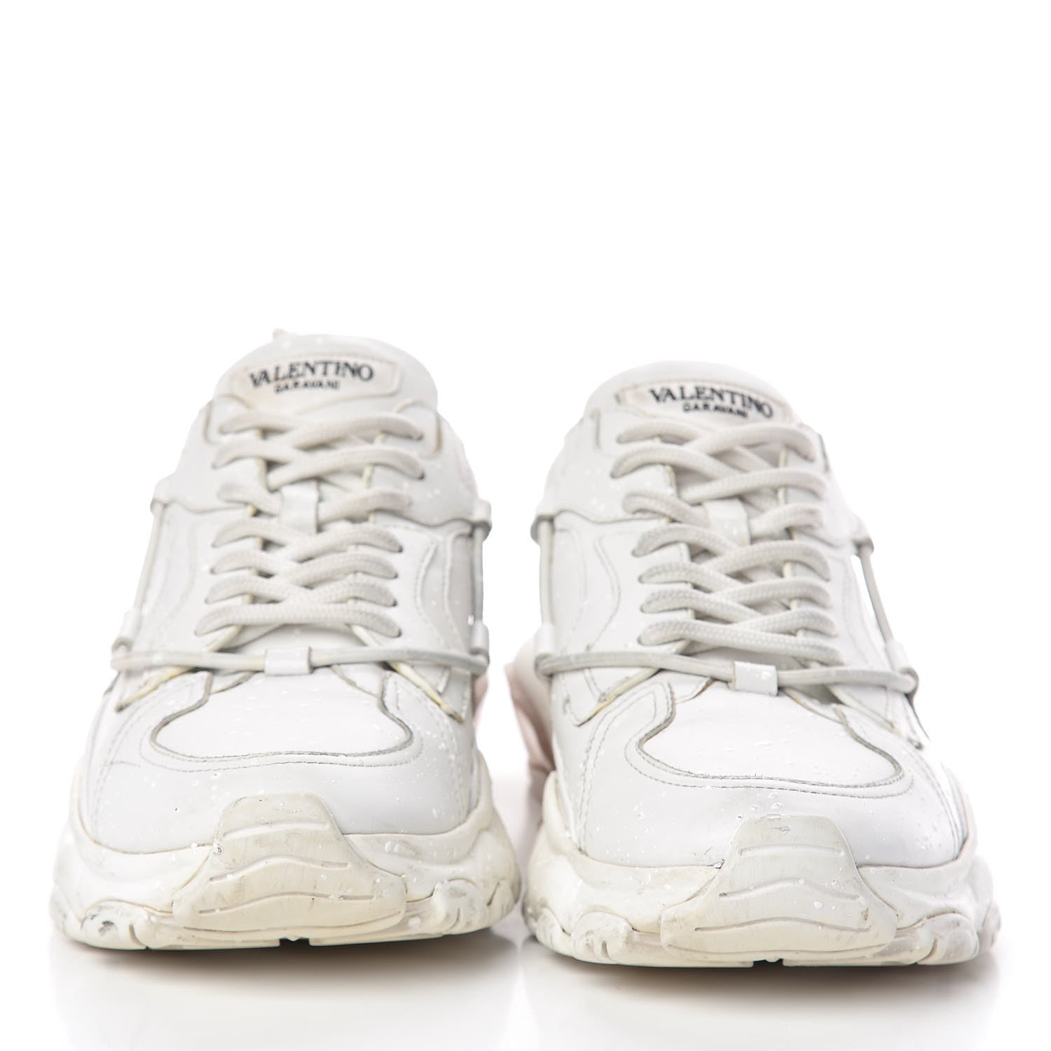 Valentino Garavani Calfskin Sprayed Mens Bounce Sneakers 40 Multicolor 2 of 10