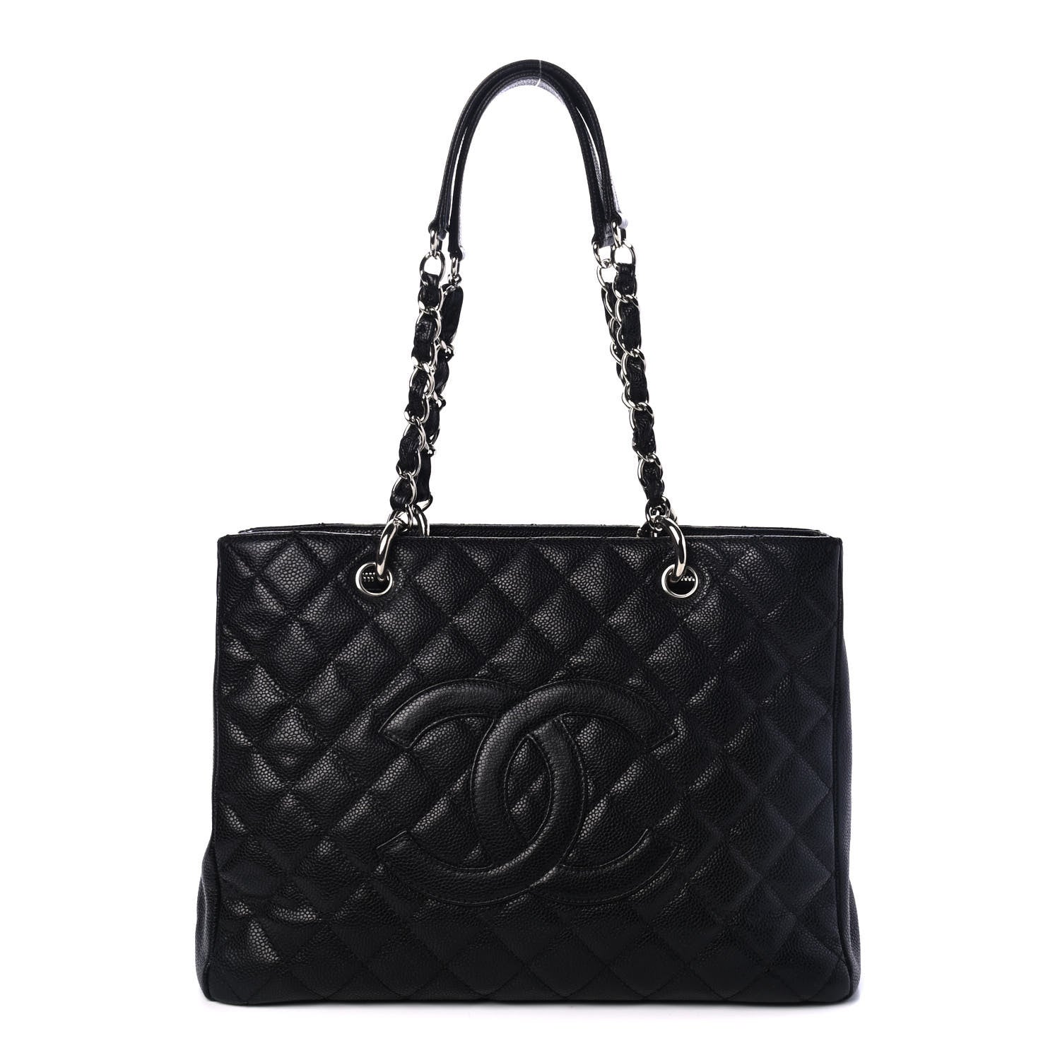 Chanel Caviar Quilted Grand Shopping Tote GST Black 1 of 4