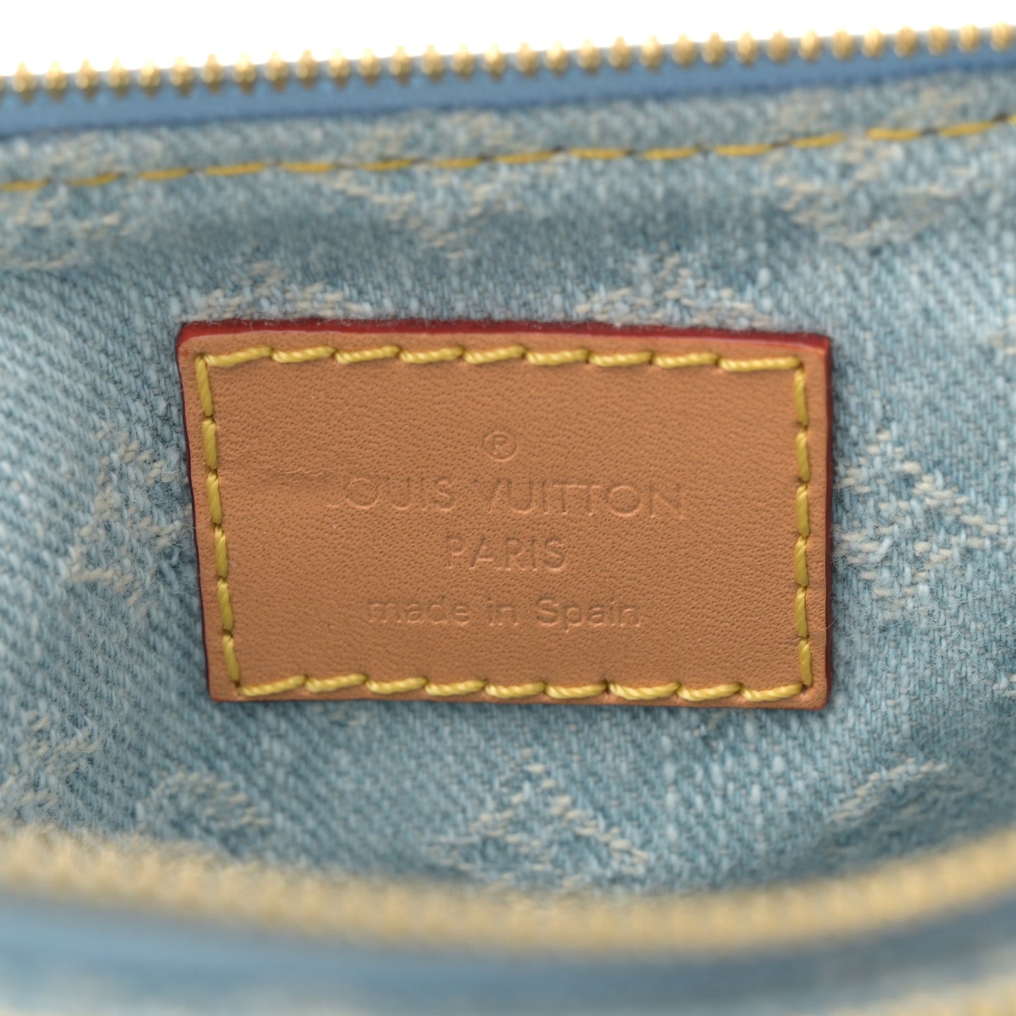 Monogram Denim Liv Pochette Sky Blue