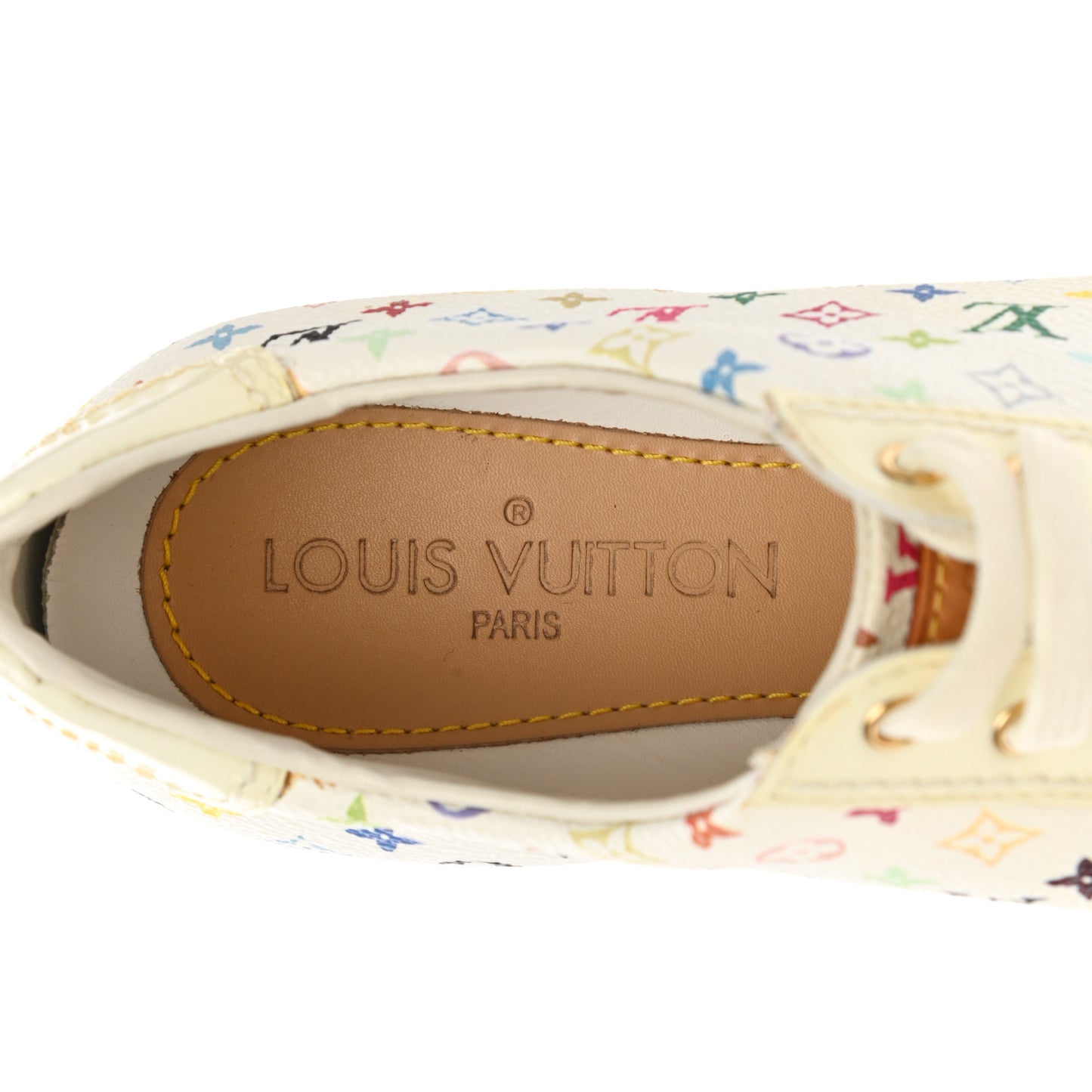 Monogram Multicolor Sneakers 36 White