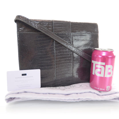 Jimmy Choo Lizard Embossed Ruby Flap Bag 3 of 8