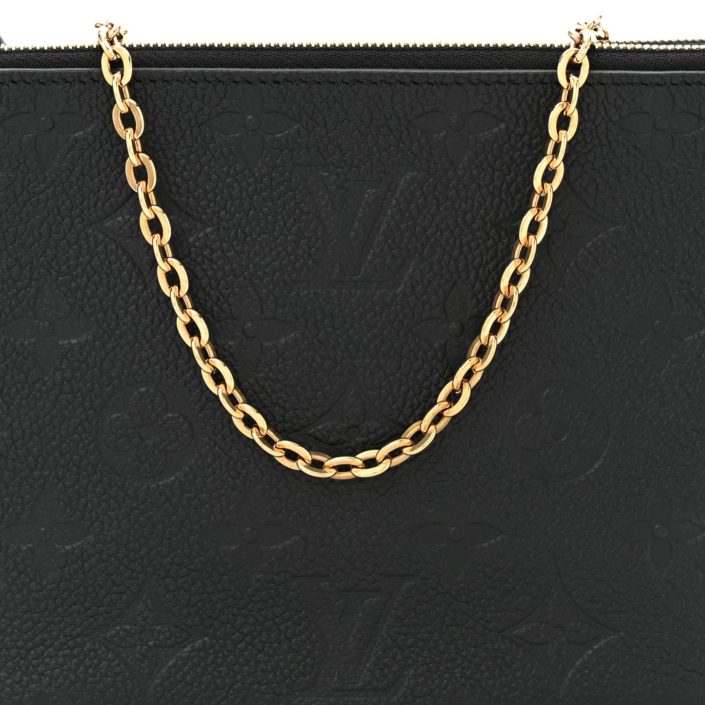 Empreinte Double Zip Pochette Black