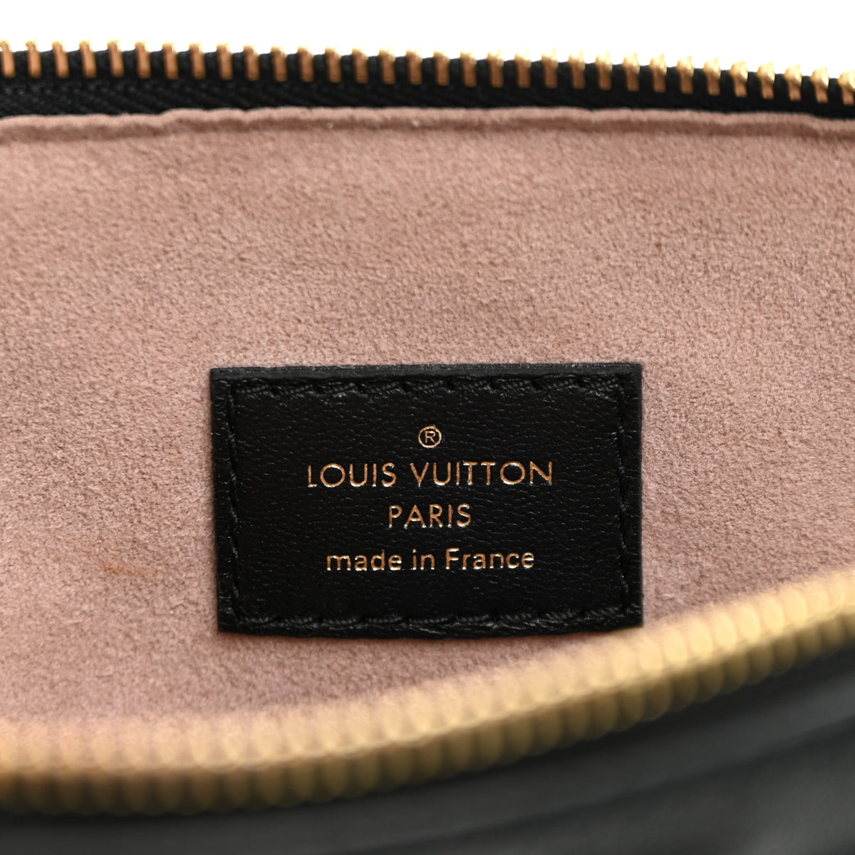 Louis Vuitton Lambskin Embossed Monogram Coussin PM Black 6 of 9