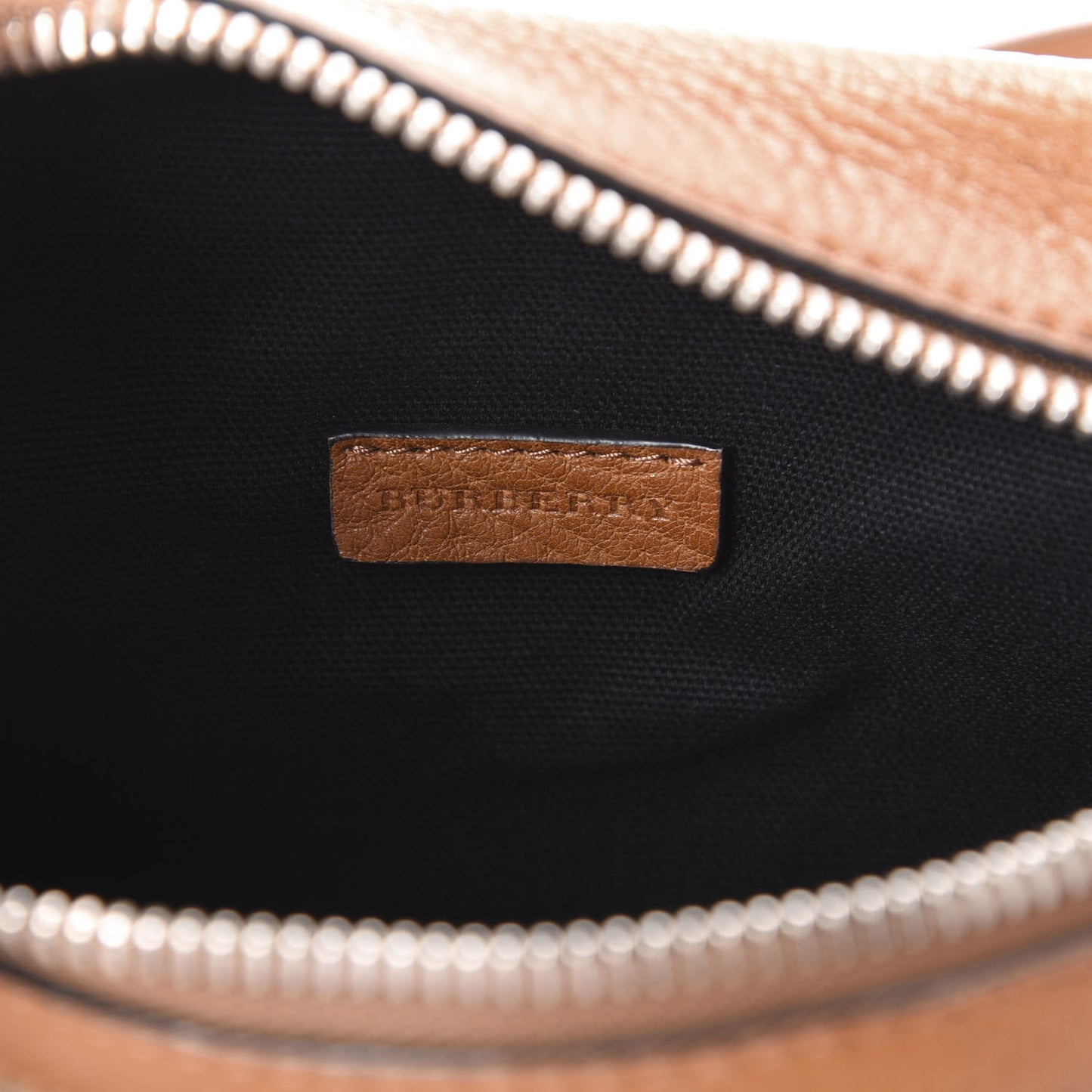 Mega Check Small Farley Crossbody Clutch Bag Saddle Brown