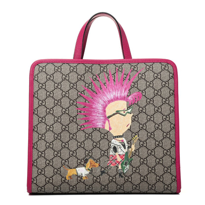 Gucci GG Supreme Monogram Punk Print Childrens Tote 1 of 9