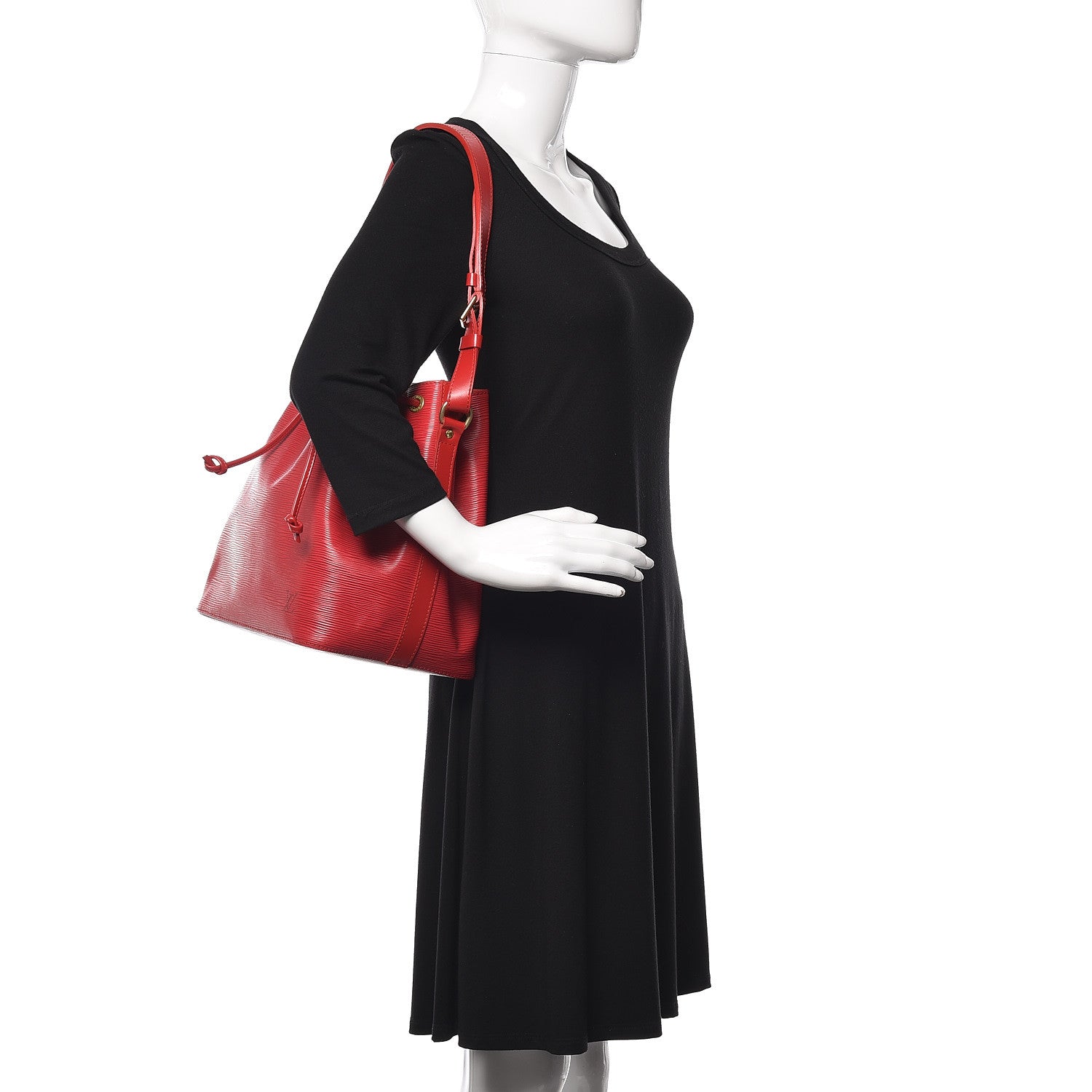 Louis Vuitton Epi Petit Noe Castillan Red 2 of 10