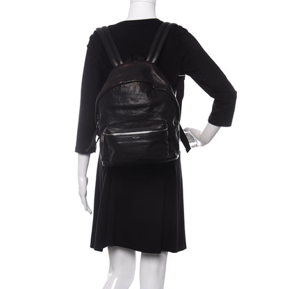 Saint Laurent Sheepskin City Backpack Black 2 of 8