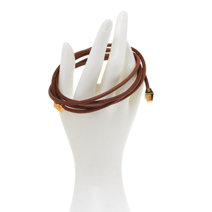 Hermes Natural Bridle Wrap Cord Bracelet 2 of 5