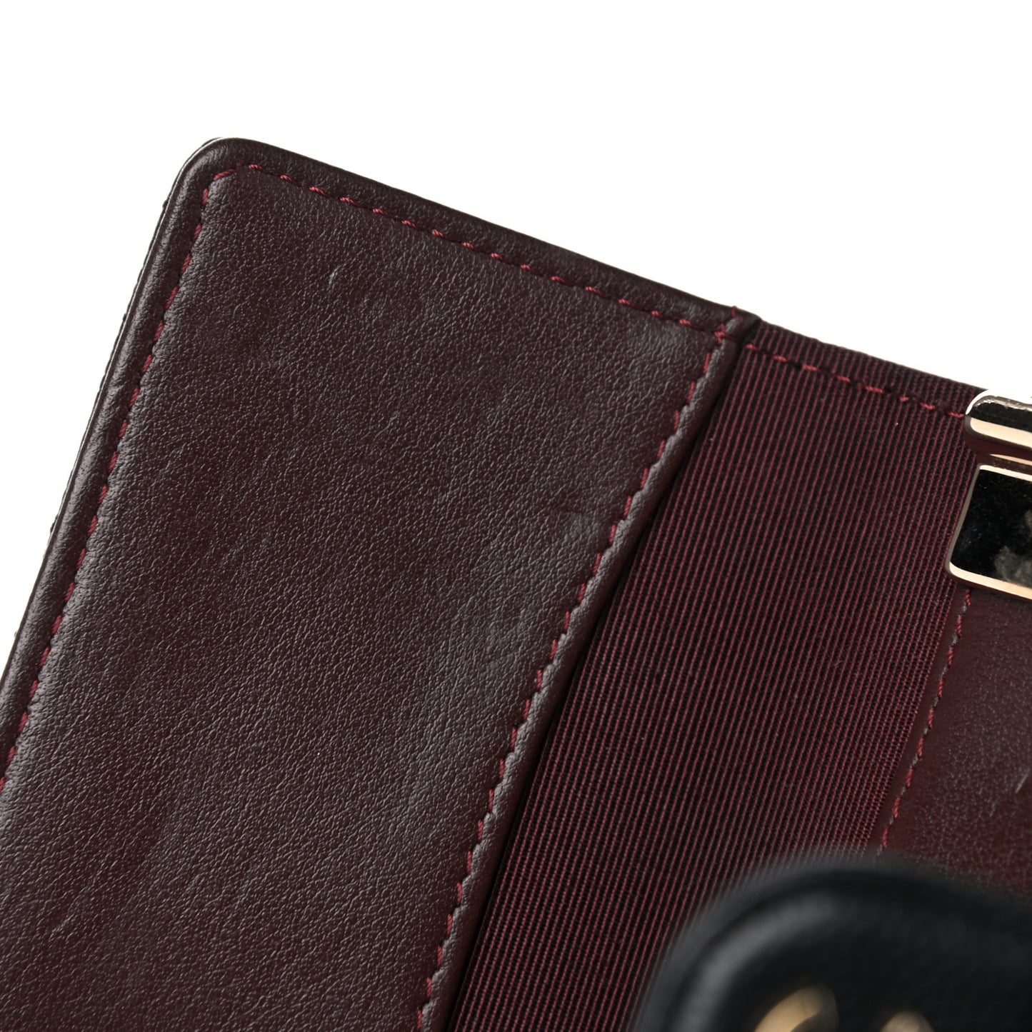 Caviar Quilted Classic 4 Key Holder Wallet Black