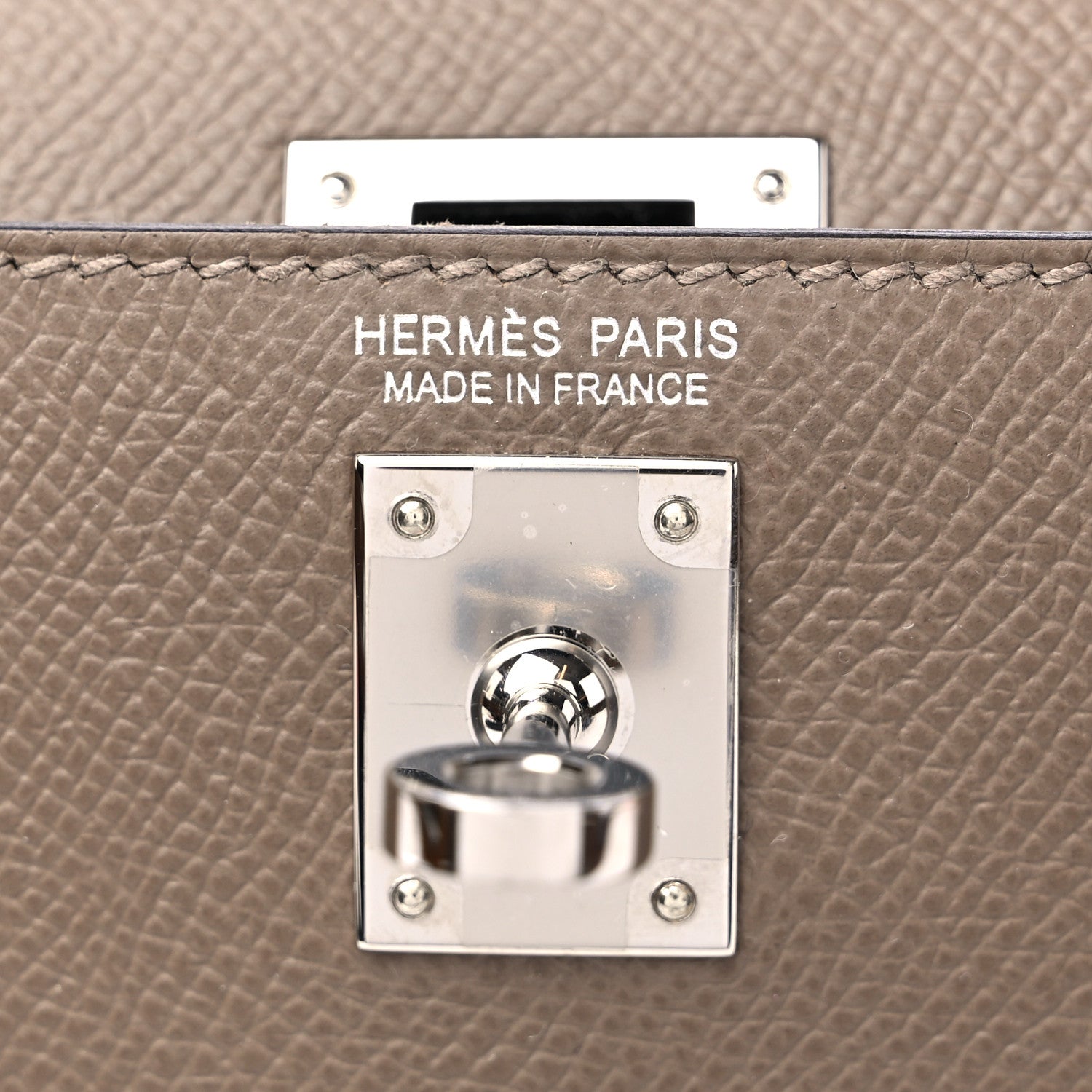 Hermes Epsom Mini Kelly Sellier 20 Etoupe Alezan Biscuit 8 of 10