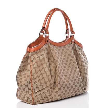 Gucci Monogram Large Sukey Tote Orange 3 of 19