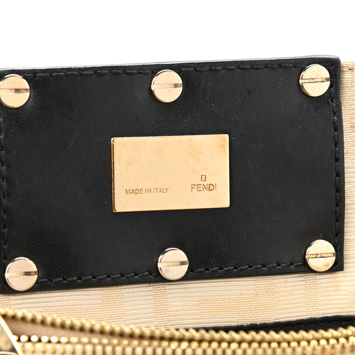 Zucca Mia Tote Beige Black