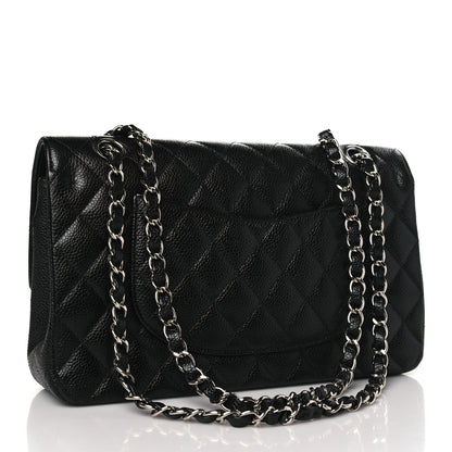 Chanel Caviar Quilted Medium Double Flap Black 3 of 10