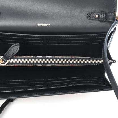 Burberry Calfskin Vintage Check With Detachable Strap Archive Beige Black 5 of 8