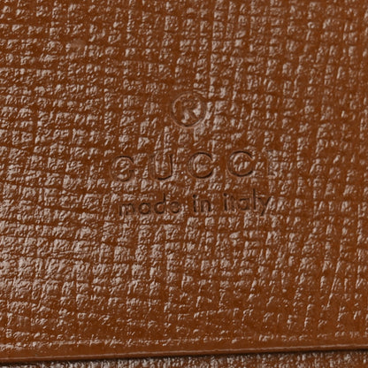 Gucci GG Supreme Monogram Horsebit 1955 Card Case Wallet Beige Ebony Brown Sugar 6 of 10
