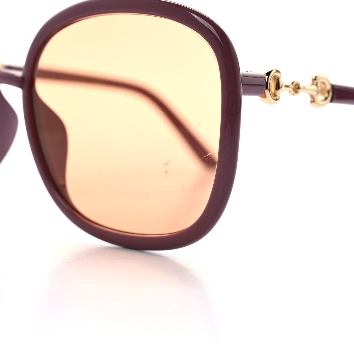 Horsebit Square Frame Sunglasses GG0892SA Pink