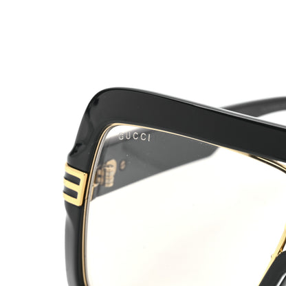 Gucci Acetate Shield GG0900S Sunglasses Black Transparent 7 of 8
