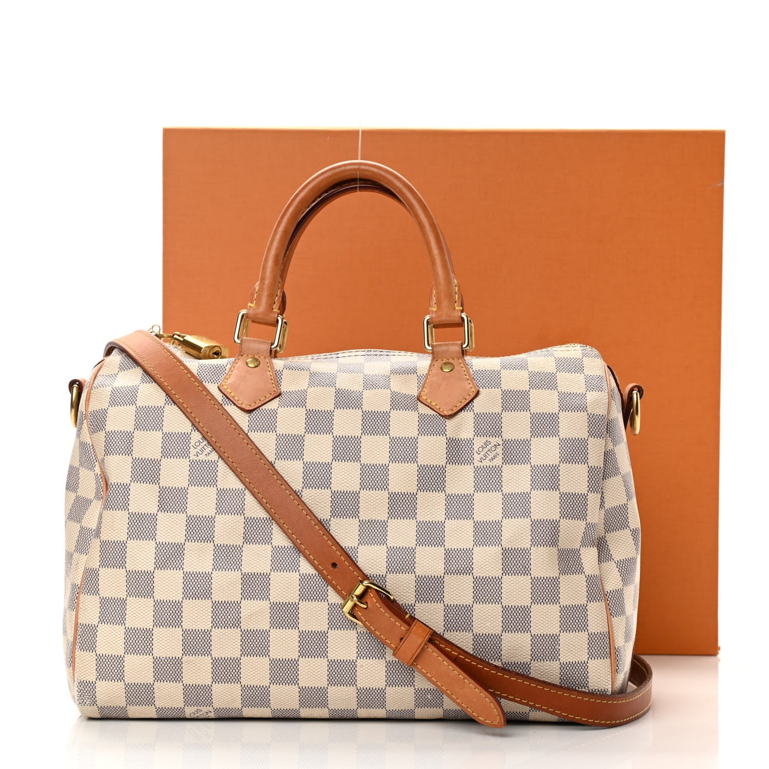 Louis Vuitton Damier Azur Speedy Bandouliere 30 22 of 22