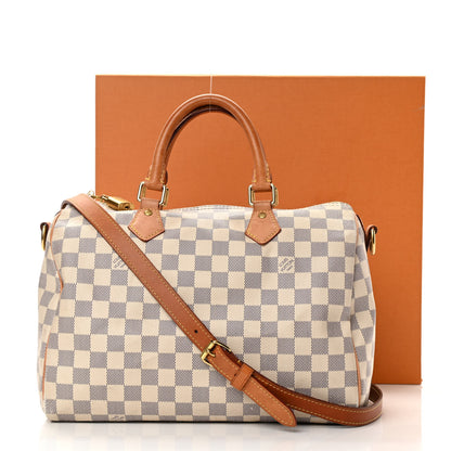 Louis Vuitton Damier Azur Speedy Bandouliere 30 22 of 22