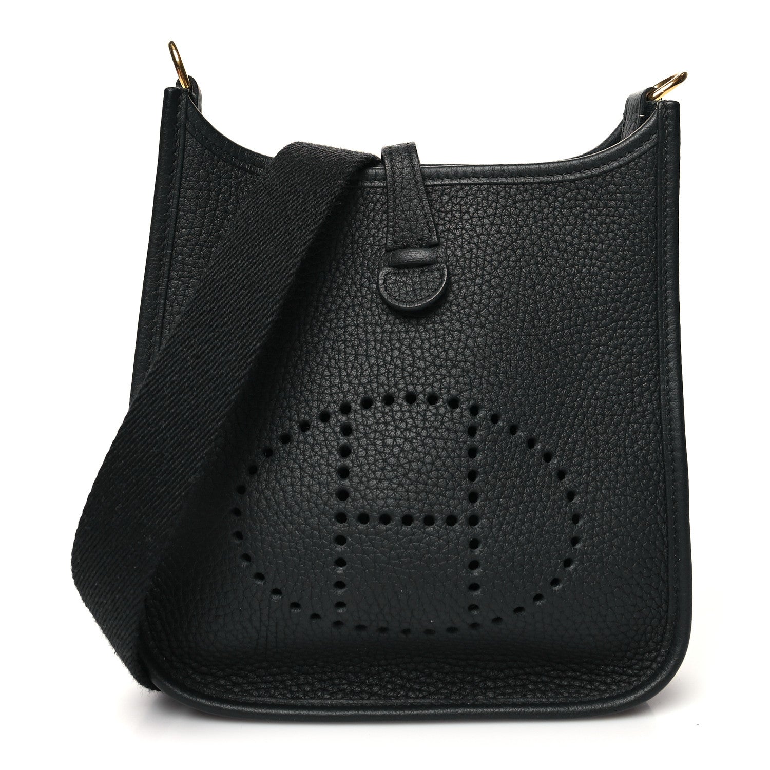 Hermes Taurillon Clemence Evelyne TPM Black 1 of 11