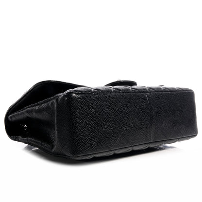 Chanel Caviar Jumbo Single Flap Black 4 of 9