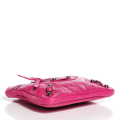 Balenciaga Agneau Classic Hardware Porte-Monnaie Coin Purse Cyclamen 4 of 9