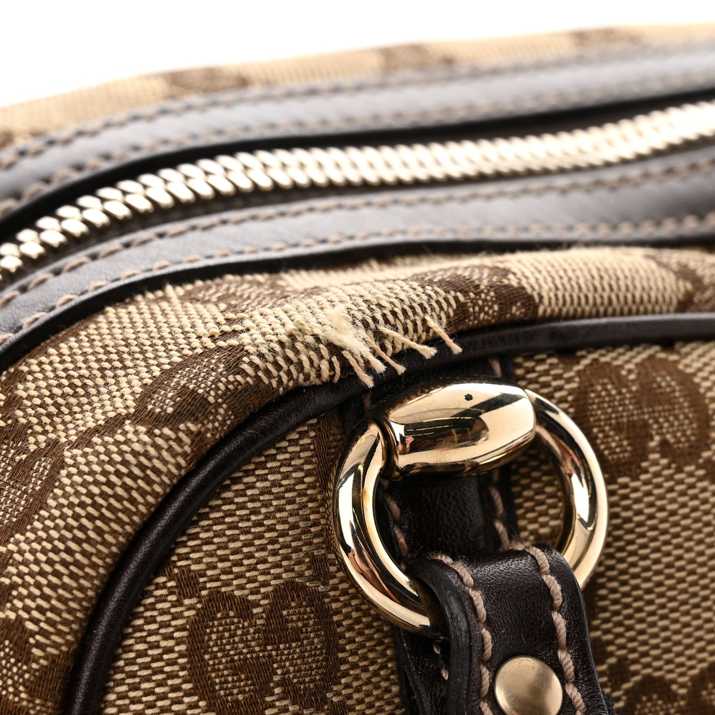 Monogram Medium Wave Boston Dark Brown