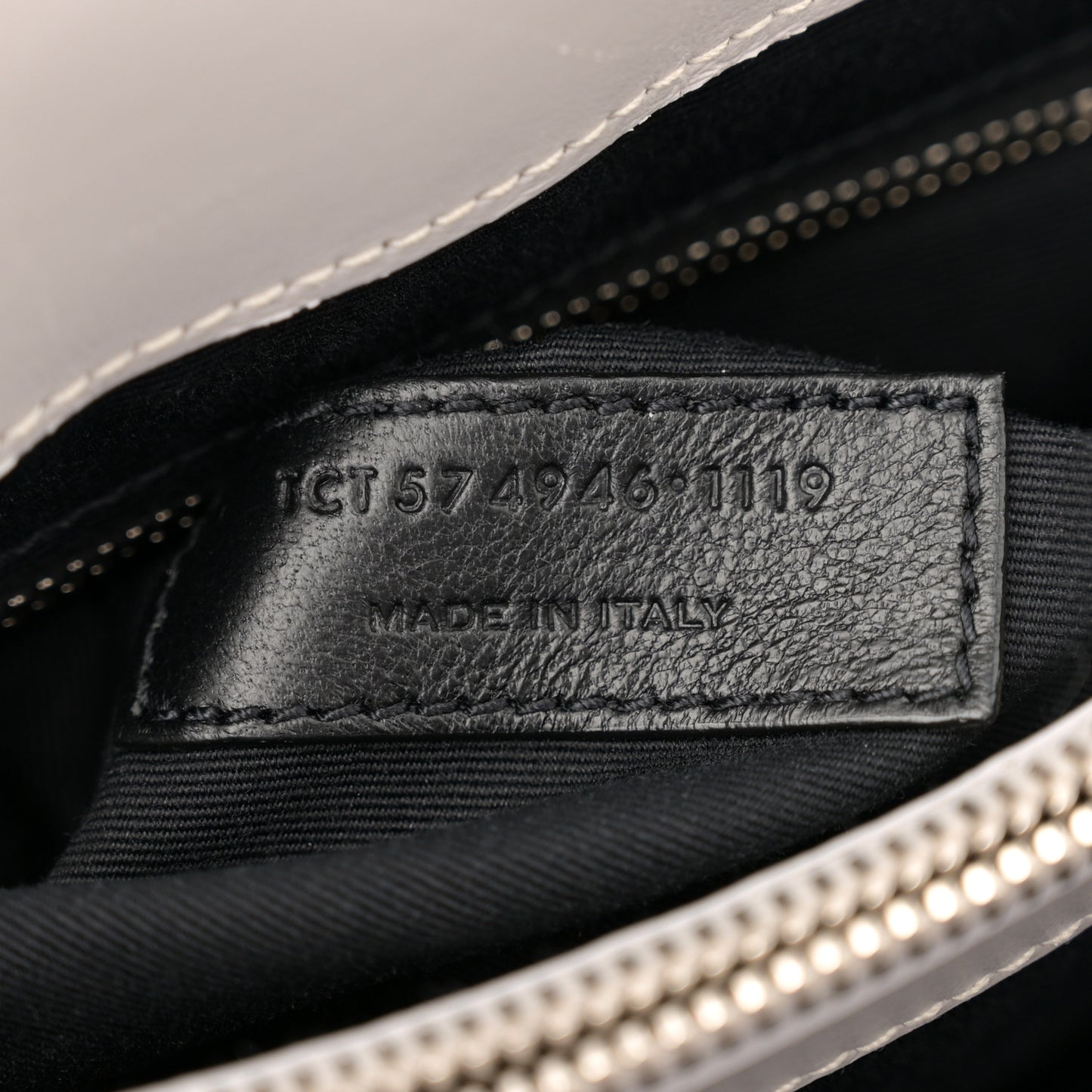 Calfskin Y Quilted Monogram Medium Loulou Chain Satchel Light Gray