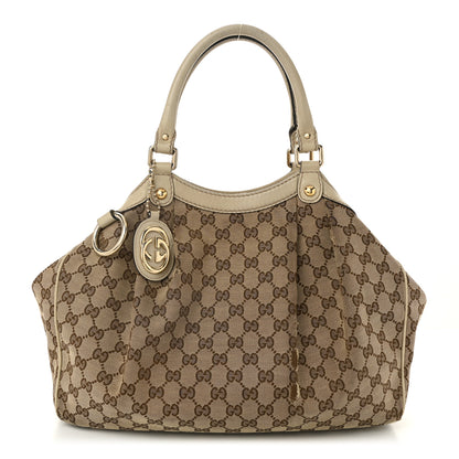 Gucci Monogram Medium Sukey Tote Off White 1 of 16