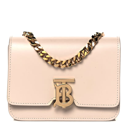 Burberry Calfskin TB Chain Belt Bag Rose Beige 1 of 10