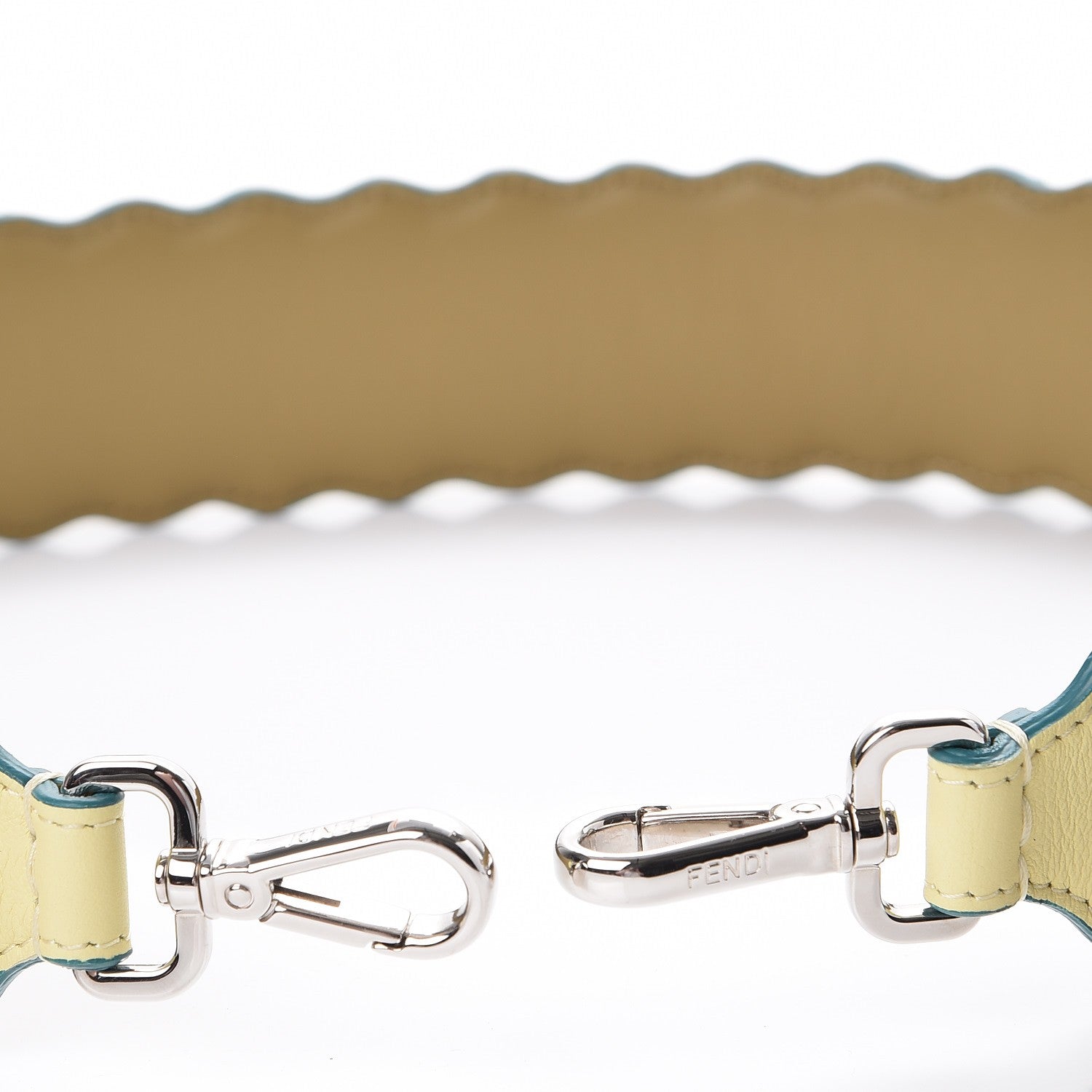 Fendi Calfskin Lambskin Rosebud Studded Strap You Multicolor 4 of 5