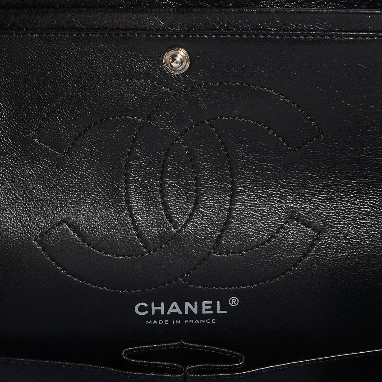 Aged Calfskin 2.55 Reissue 226 Flap Metallic Black