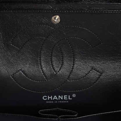 Chanel Aged Calfskin 2.55 Reissue 226 Flap Metallic Black 7 of 9